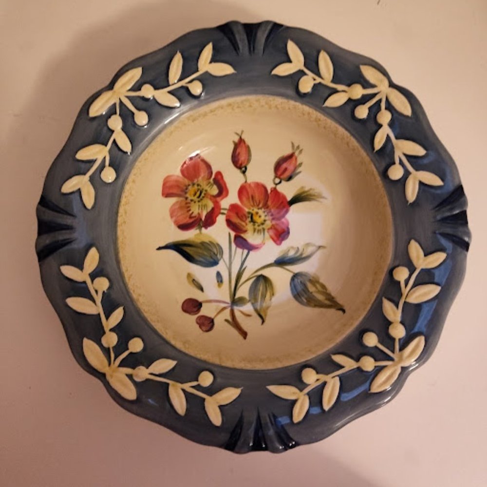 Certified International "FLORA" by PAMELA GLADDING ~ RETIRED Soup/Pasta Bowl